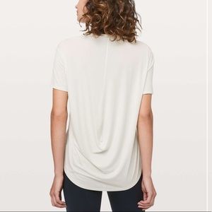 Lululemon Fall In Place Short Sleeve Ocean Mist